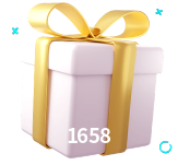 Receba seus bônus de boas-vindas no 1658